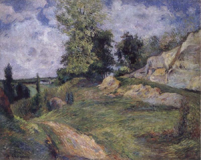 Paul Gauguin The Quarries of Le Chou near Pontoise oil painting image